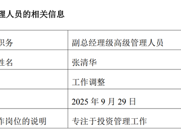 张清华卸任副总，冯波告别基金经理任职，易方达基金“投研系”副总仅剩一位