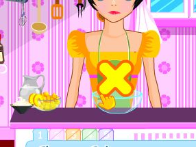 美眉做蛋糕小游戏,甜蜜烘焙之旅