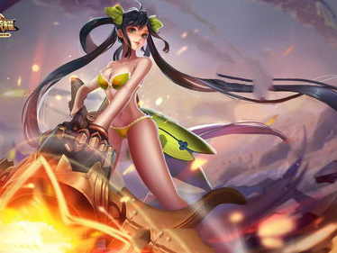 王者荣耀女生去掉小内皮肤无烟雾游戏,王者荣耀女神风采尽显